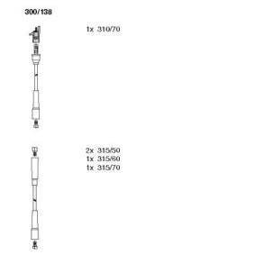 Acquista Kit cavi candele da BREMI 300/138 a buon mercato per soli 25,94 €