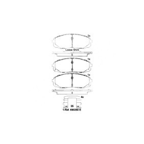 Acquista Kit pastiglie freni da MAGNETI MARELLI 363700200571 a buon mercato per soli 20,07 €