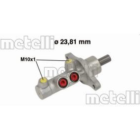 Achetez des Maître-cylindre de frein METELLI 05-0705 à prix pour 73,66 €