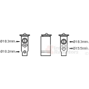 Acquista Valvola espansione climatizzatore da VAN WEZEL 53001672 a buon mercato per soli 50,10 €