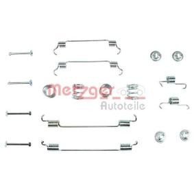 Comprar Juego de accesorios, zapatas de freno de METZGER 105-0034 a bajo precio de 14,64 €