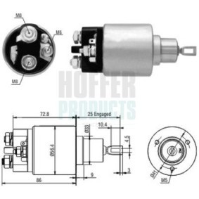 Magnetschalter, Anlasser 6646010 von HOFFER günstig für 19,55 € online kaufen