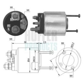 Magnetschalter, Anlasser 6646016 von HOFFER günstig für 30,53 € online kaufen