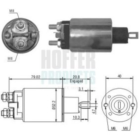 Comprar Solenoide de arranque de HOFFER 6646165 a bajo precio de 37,04 €
