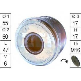 Generatorfreilauf 219090 von ERA günstig für 32,67 € online kaufen