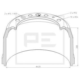 Bremstrommel für DAF von PETERS ENNEPETAL