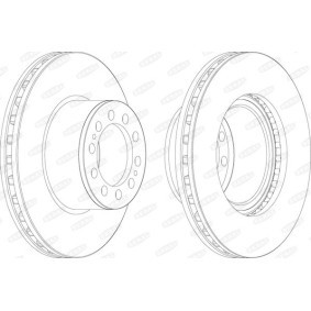 Achetez des Disque de frein BERAL BCR153A à prix pour 37,24 €