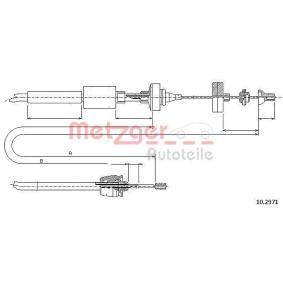 Kupplungsseil 10.2971 von METZGER günstig für 21,23 € online kaufen