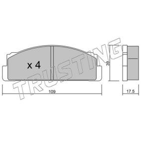 Bremsbeläge 001.0 von TRUSTING günstig für 52,37 € online kaufen