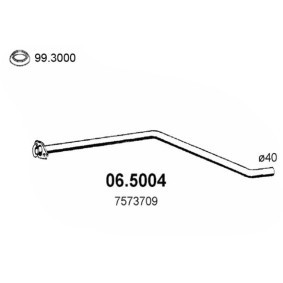 Acquista Tubo gas scarico da ASSO 06.5004 a buon mercato per soli 71,01 €