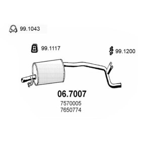 Acquista Marmitta da ASSO 06.7007 a buon mercato per soli 88,72 €