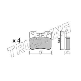 Bremsbeläge 062.2 von TRUSTING günstig für 68,89 € online kaufen