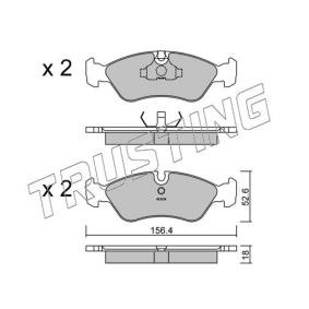 Bremsbeläge 119.0 von TRUSTING günstig für 65,69 € online kaufen
