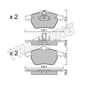 Bremsbeläge 120.0 von TRUSTING günstig für 97,88 € online kaufen