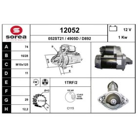 Köp Startmotor av EAI 12052 till det låga priset 2413,50 kr