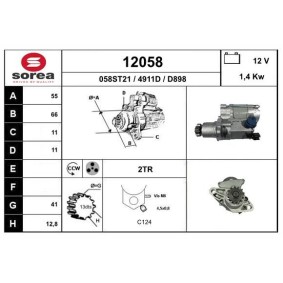 Köp Startmotor av EAI 12058 till det låga priset 2320,69 kr