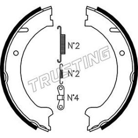 Bremsbackensatz, Feststellbremse 127.274K von TRUSTING günstig für 80,75 € online kaufen