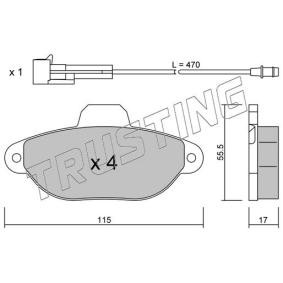 Bremsbeläge 162.0 von TRUSTING günstig für 51,41 € online kaufen