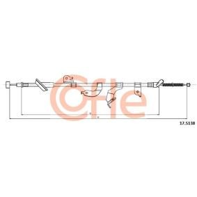 Handbremsseil 17.5138 von COFLE günstig für 22,62 € online kaufen