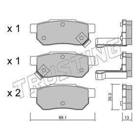 Bremsbeläge 173.1 von TRUSTING günstig für 76,45 € online kaufen