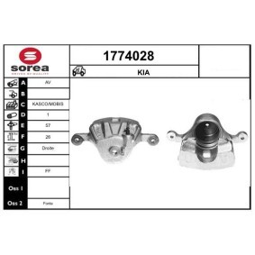 Bremssattel 1774028 von SNRA günstig für 116,23 € online kaufen