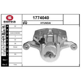 Bremssattel 1774040 von SNRA günstig für 122,80 € online kaufen