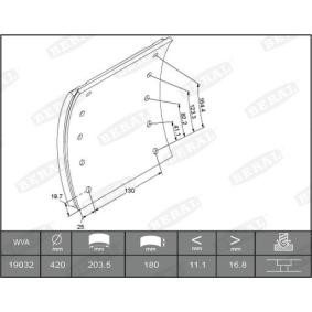 Achetez des Kit de garnitures de frein, frein à tambour BERAL 1903217000015178 à prix pour 206,17 €