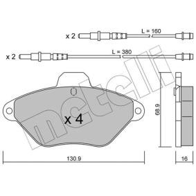 Bremsbeläge 22-0157-0 von METELLI günstig für 46,47 € online kaufen