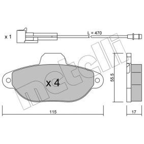 Bremsbeläge 22-0159-0 von METELLI günstig für 20,83 € online kaufen