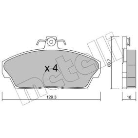 Acquista Kit pastiglie freni da METELLI 22-0174-1 a buon mercato per soli 13,90 €