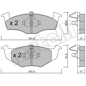 Bremsbeläge 22-0206-0 von METELLI günstig für 25,73 € online kaufen
