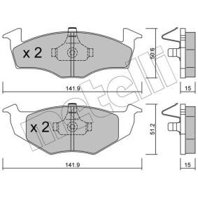 Bremsbeläge 22-0206-2 von METELLI günstig für 24,46 € online kaufen