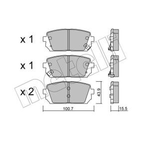 Bremsbeläge 22-0784-0 von METELLI günstig für 22,96 € online kaufen