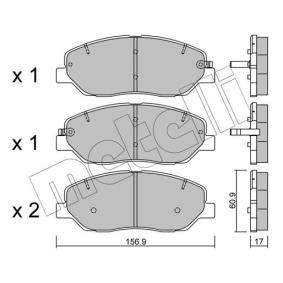Bremsbeläge 22-0787-0 von METELLI günstig für 42,09 € online kaufen