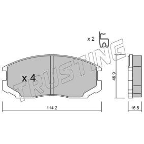 Bremsbeläge 230.1 von TRUSTING günstig für 75,18 € online kaufen