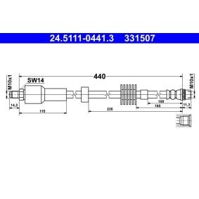 Acquista Tubo freno da ATE 24.5111-0441.3 a buon mercato per soli 27,48 €