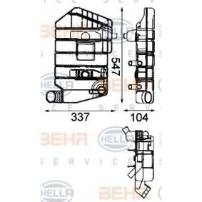 Ausgleichsbehälter für DAF von HELLA