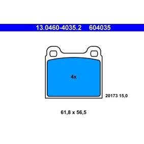Comprar Juego de pastillas de freno de ATE 13.0460-4035.2 a bajo precio de 19,50 €