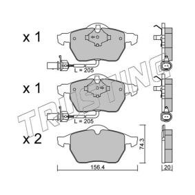 Bremsbeläge 323.0 von TRUSTING günstig für 75,41 € online kaufen