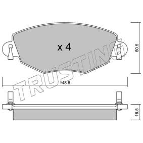 Bremsbeläge 327.0 von TRUSTING günstig für 95,98 € online kaufen