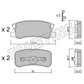 Bremsbeläge 415.0 von TRUSTING günstig für 70,28 € online kaufen