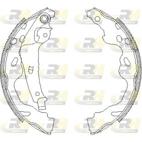 Bremsbackensatz 4187.00 von ROADHOUSE günstig für 27,87 € online kaufen