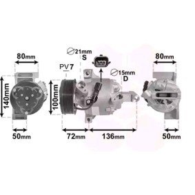 Acquista Compressore aria condizionata da VAN WEZEL 4301K701 a buon mercato per soli 495,21 €