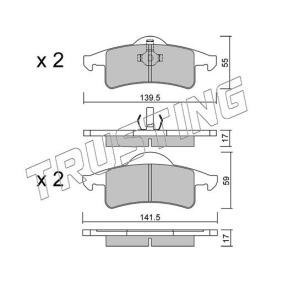 Bremsbeläge 542.0 von TRUSTING günstig für 83,91 € online kaufen