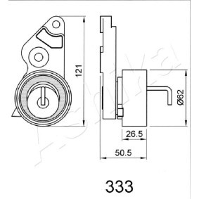 DAIHATSU Bremstrommel von ASHIKA