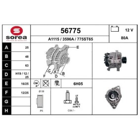 Lichtmaschine 56775 von EAI günstig für 191,99 € online kaufen