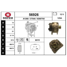 Lichtmaschine für OPEL von EAI