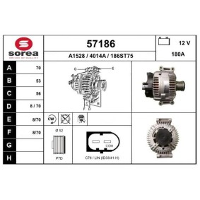 Lichtmaschine 57186 von EAI günstig für 256,08 € online kaufen