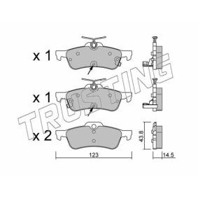 Bremsbeläge 572.2 von TRUSTING günstig für 43,62 € online kaufen