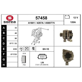 Lichtmaschine für FORD von EAI